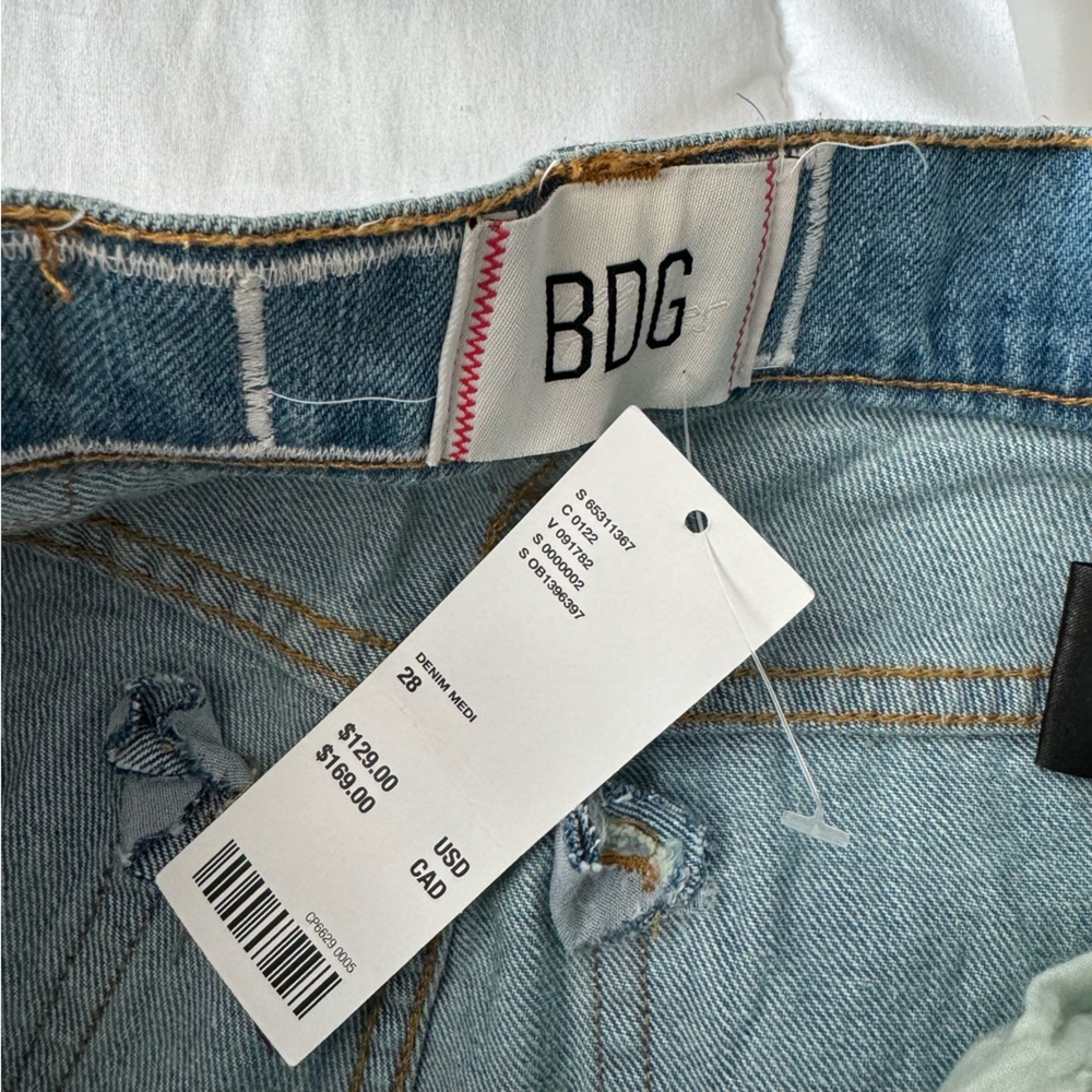 Bdg Patchwork Flare Jeans - Blue Multi - image 5